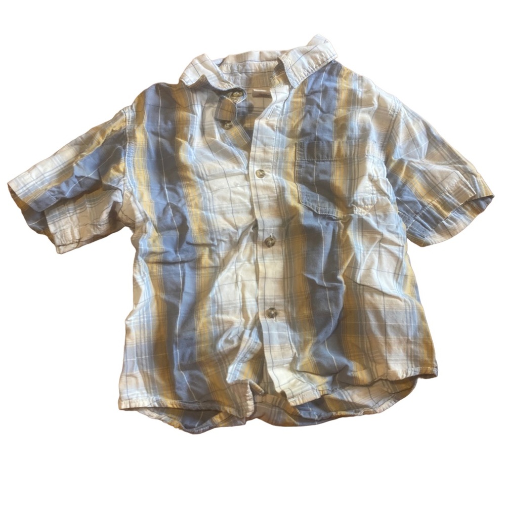 Boys button up short sleeve